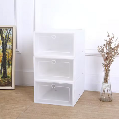 10 Cajas organizadora de zapatos individ